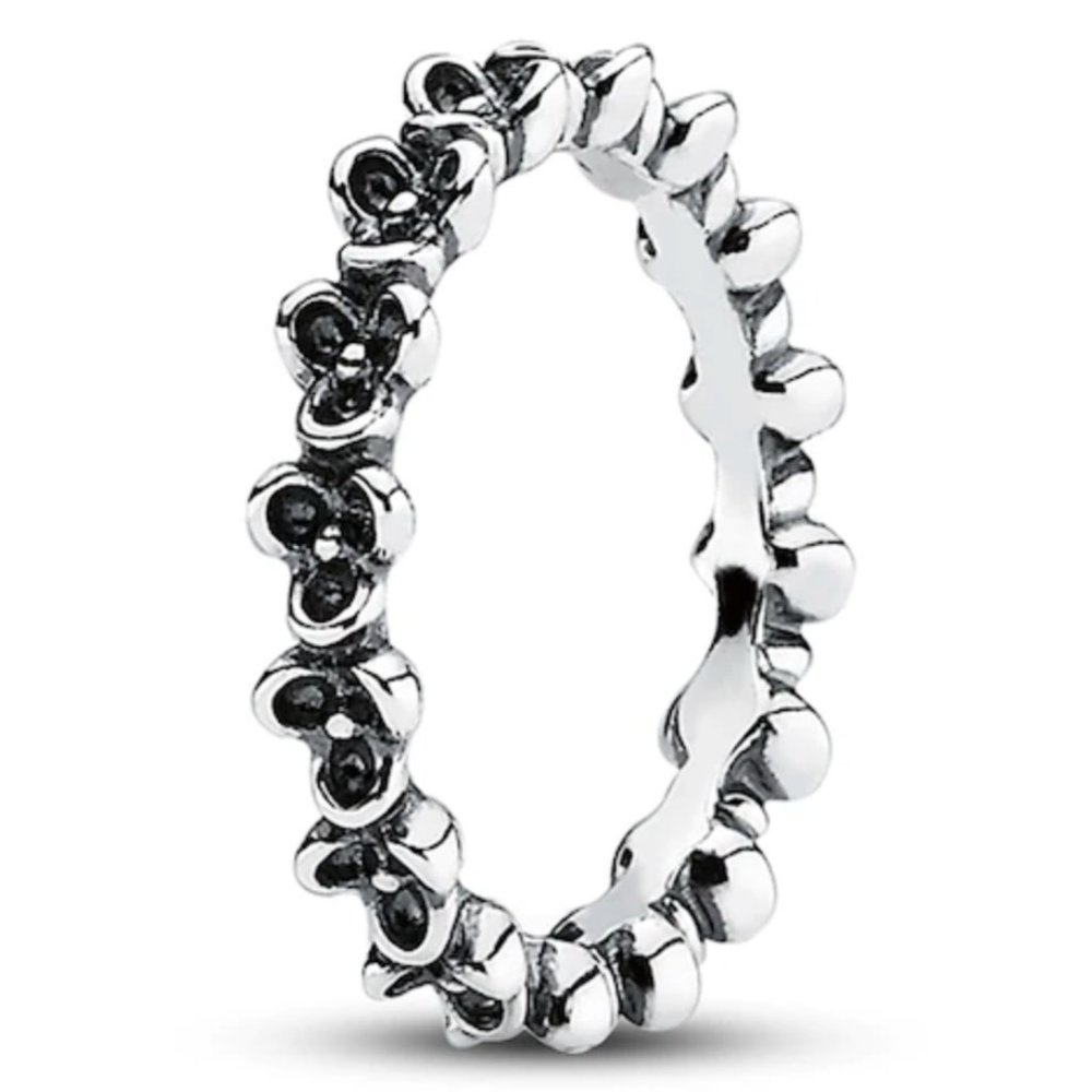 Pandora Elegant Floral Ring Sterling Silver